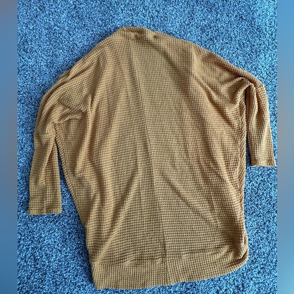 Mustard Yellow Open Sweater in Size Small - Picture 3 of 5